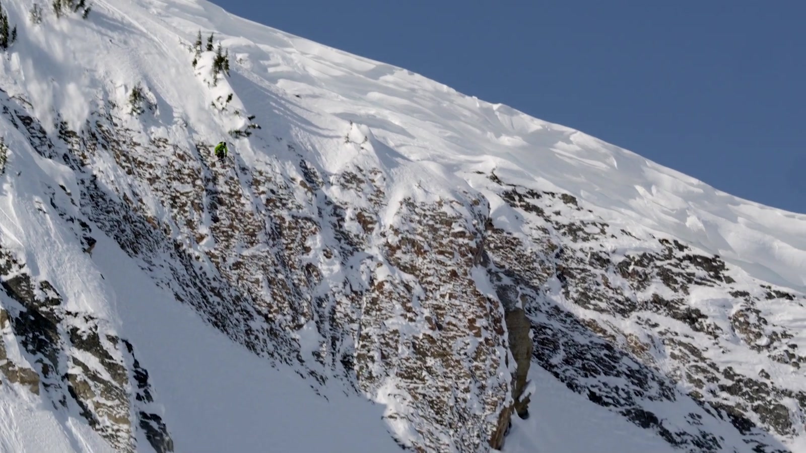A skier on a steep Alaskan spine in Days of My Youth